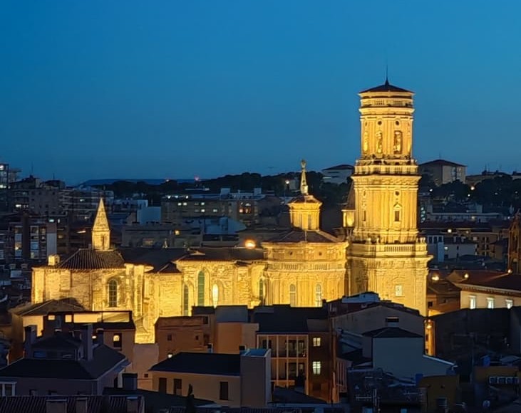 La Catedral de Tudela estrena nueva iluminación ornamental gracias a la Fundación Iberdrola España
