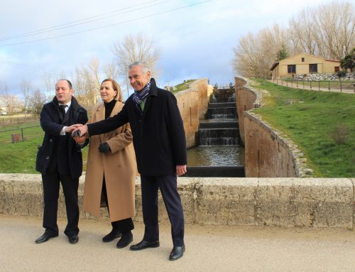 La cuádruple esclusa del Canal de Castilla lucirá nueva iluminación
