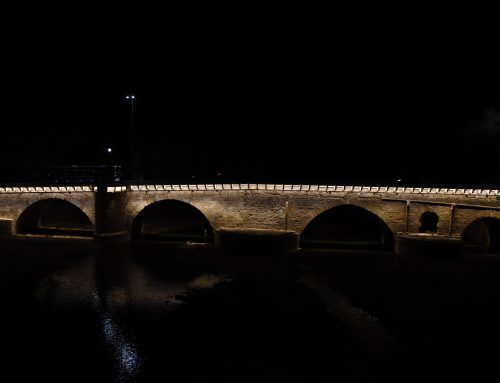El Puente Árabe de Guadalajara luce nueva iluminación ornamental de alta eficiencia