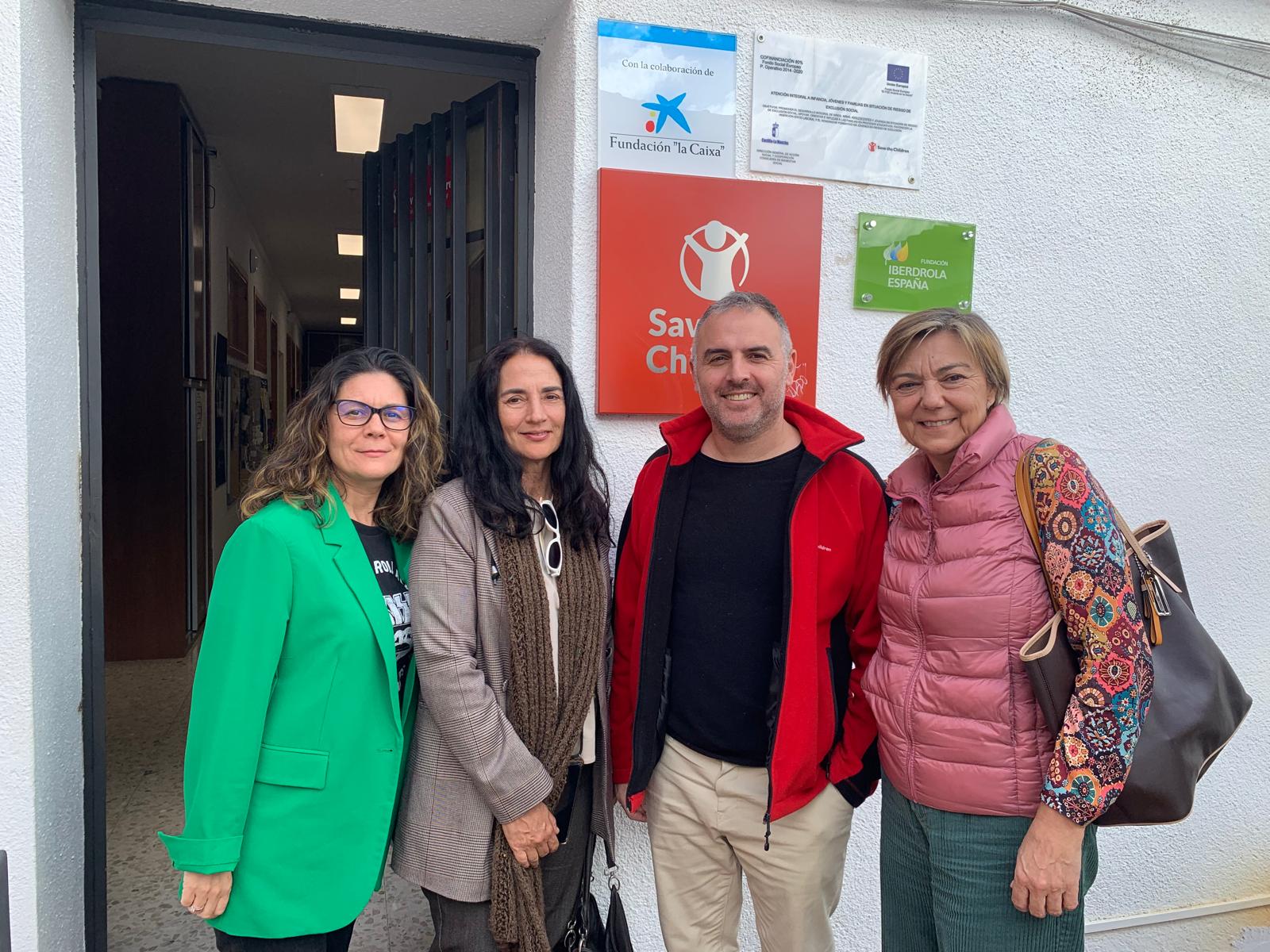 La Fundación Iberdrola visita la sede de Save the children en Illescas