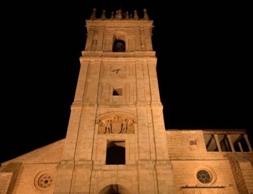 La iglesia palentina de San Hipólito el Real brilla con su nueva iluminación exterior